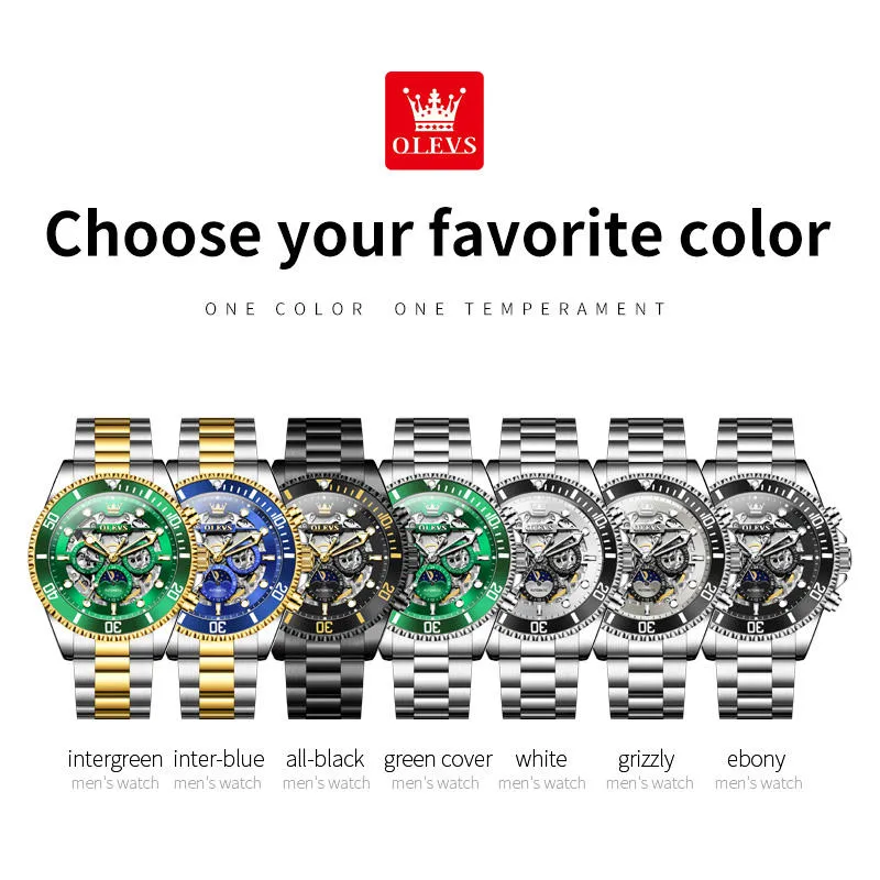 OLEVS Men's Watch 6715 - Image 6