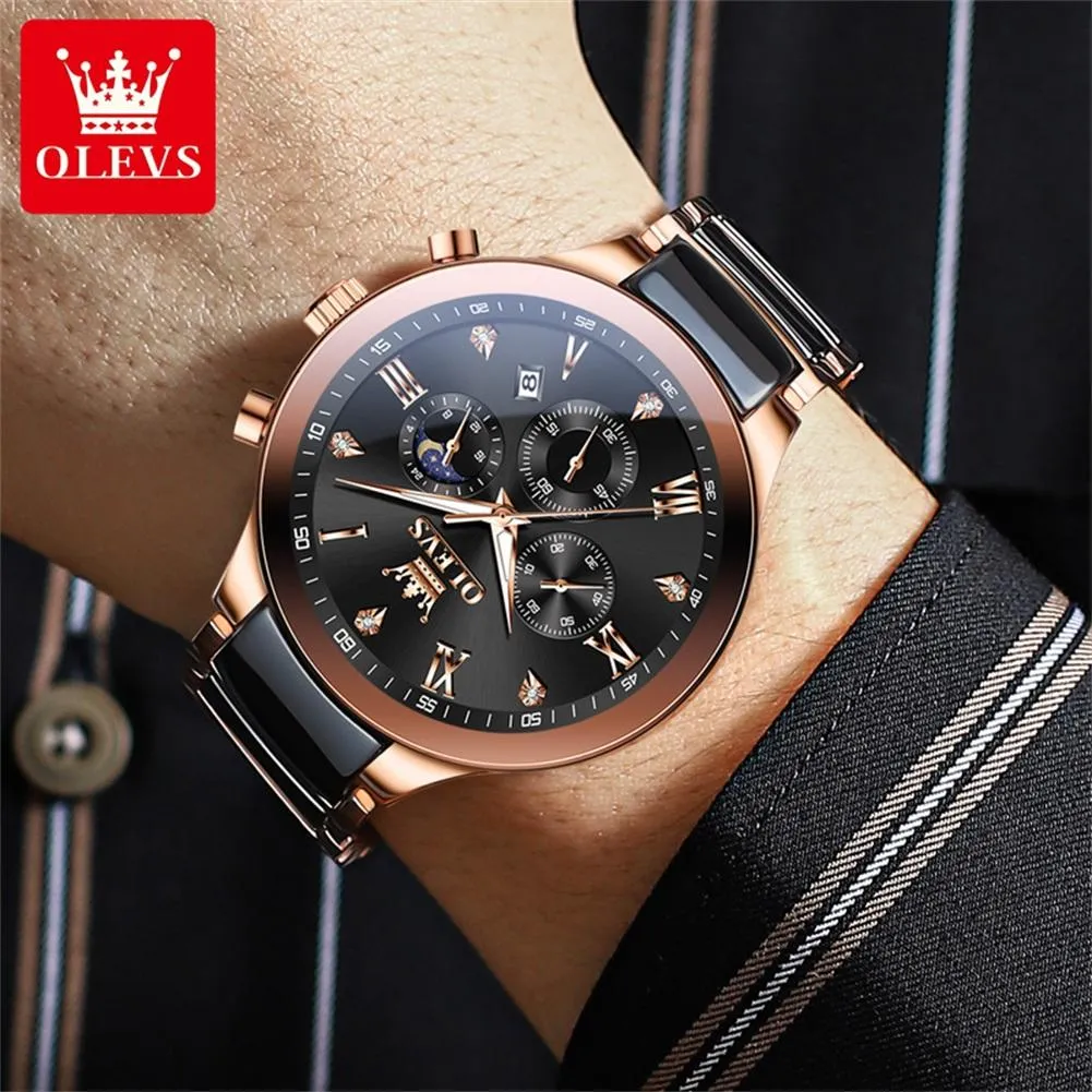 OLEVS Men's Watch 7004 - Image 3