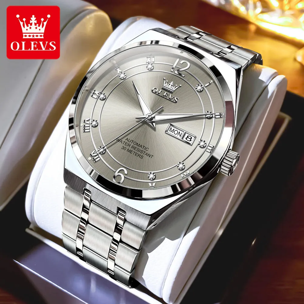 OLEVS Men's Watch 7068 - Image 4