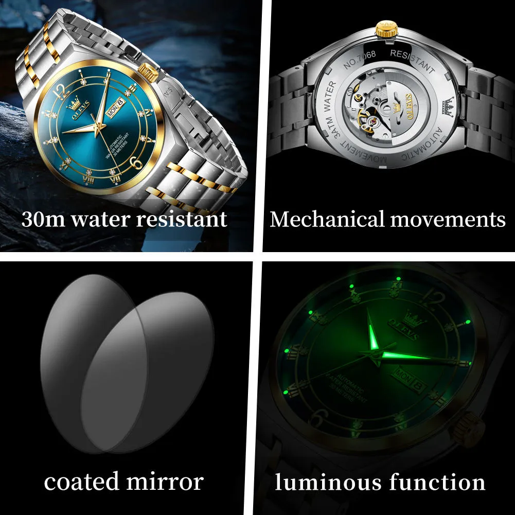OLEVS Men's Watch 7068 - Image 7