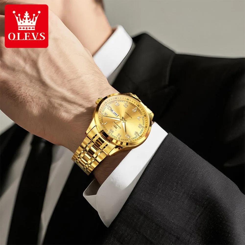 OLEVS Men's Watch 7077 - Image 5