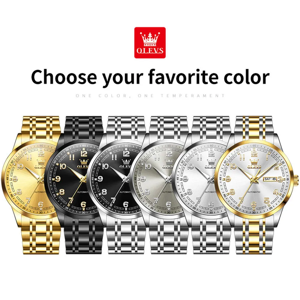 OLEVS Men's Watch 7077 - Image 6