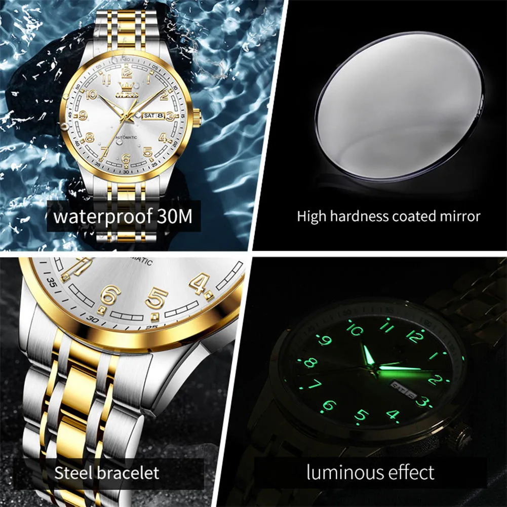 OLEVS Men's Watch 7077 - Image 7
