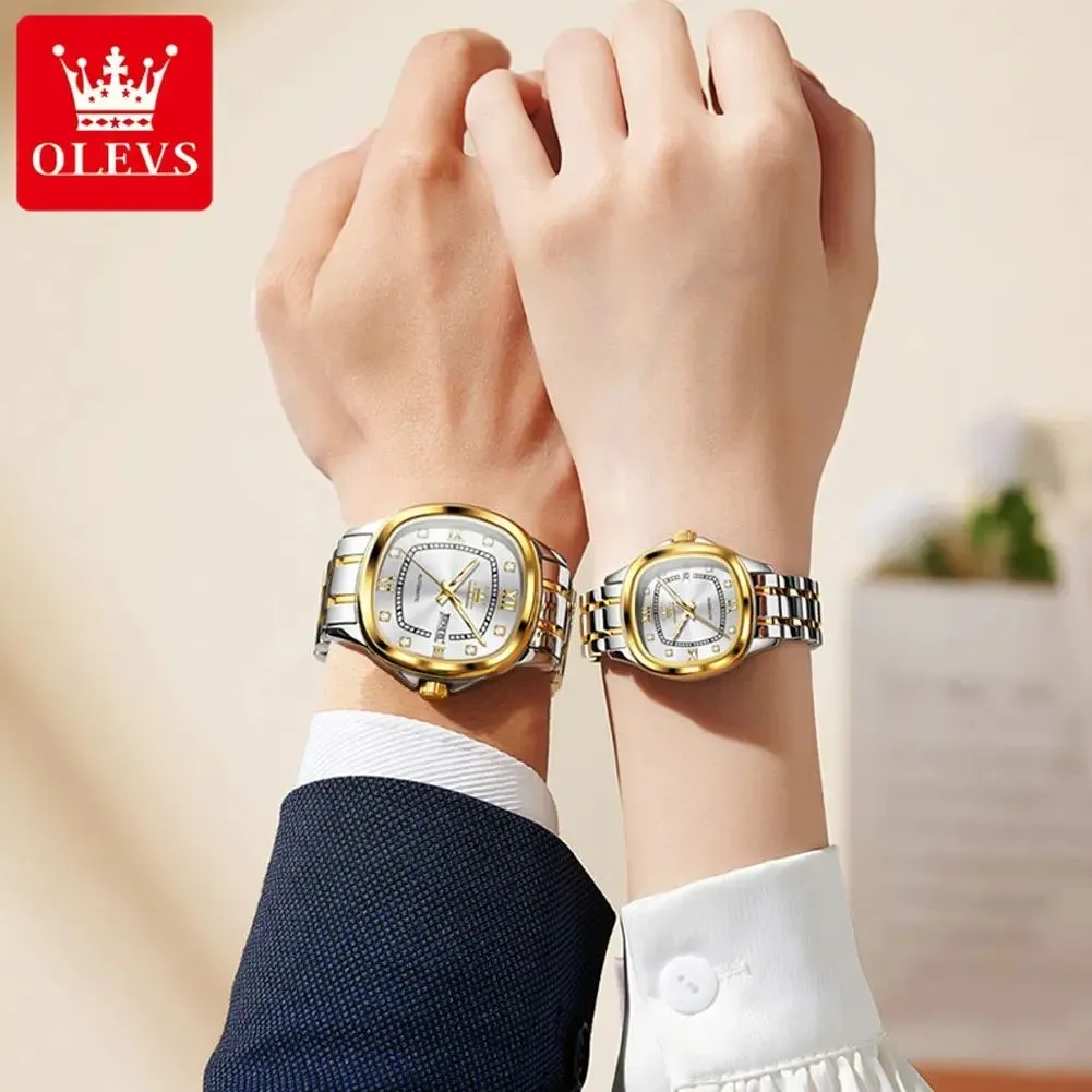 OLEVS Couple Watch 9810 - Image 2