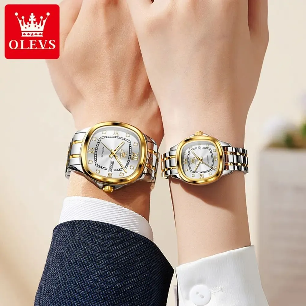 OLEVS Couple Watch 9810 - Image 3