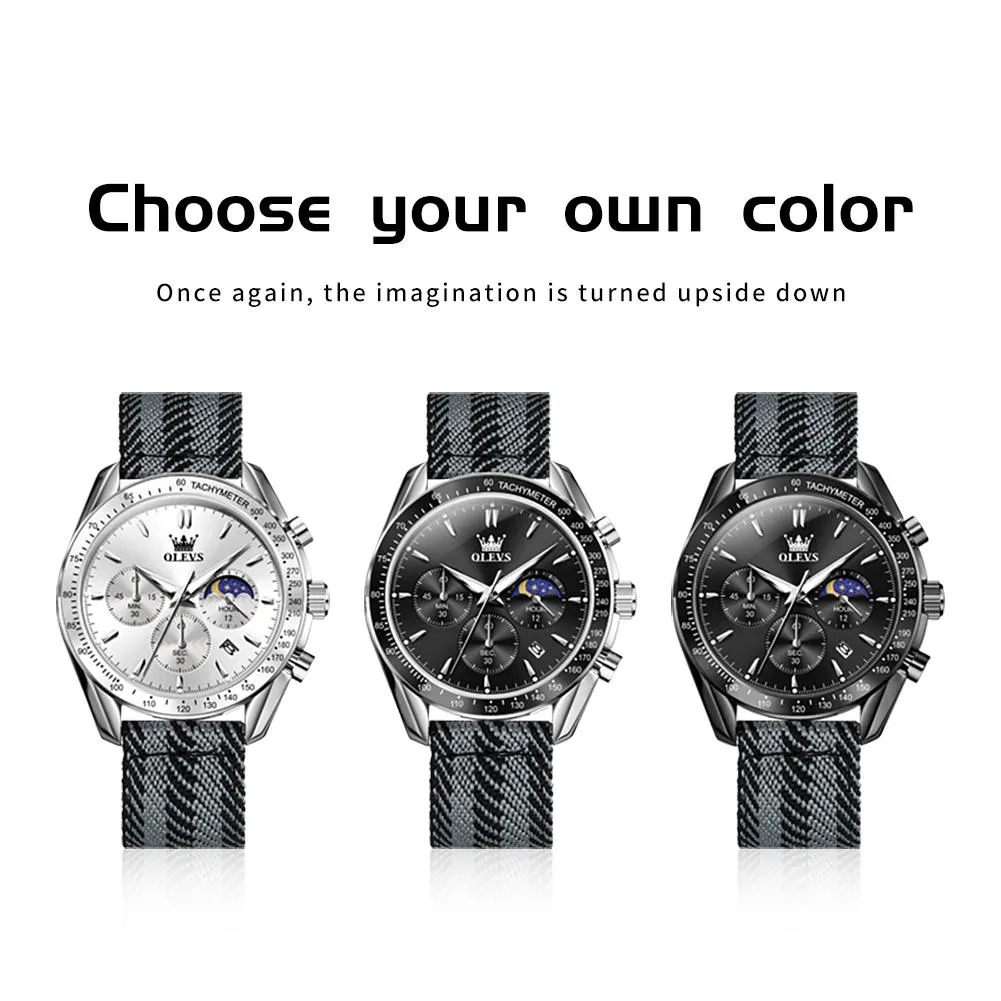 OLEVS Men's Watch 3630 - Image 6