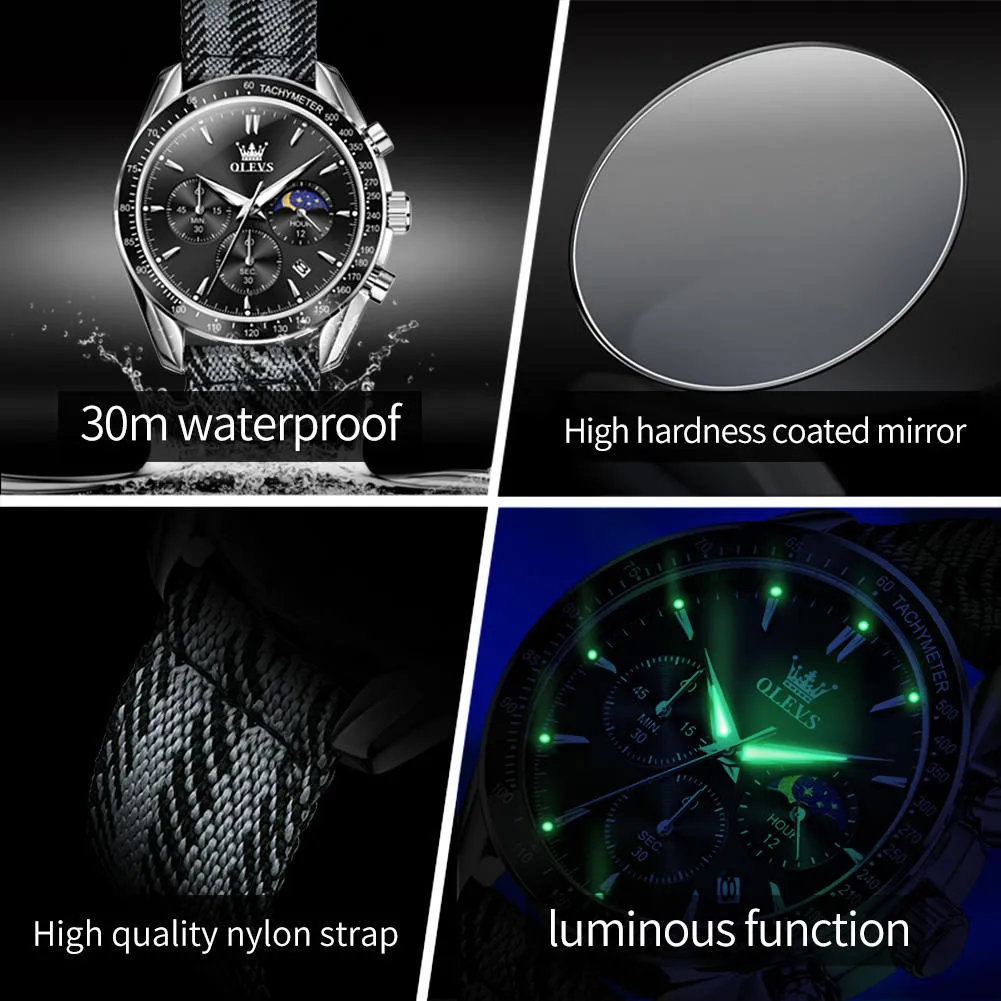 OLEVS Men's Watch 3630 - Image 7