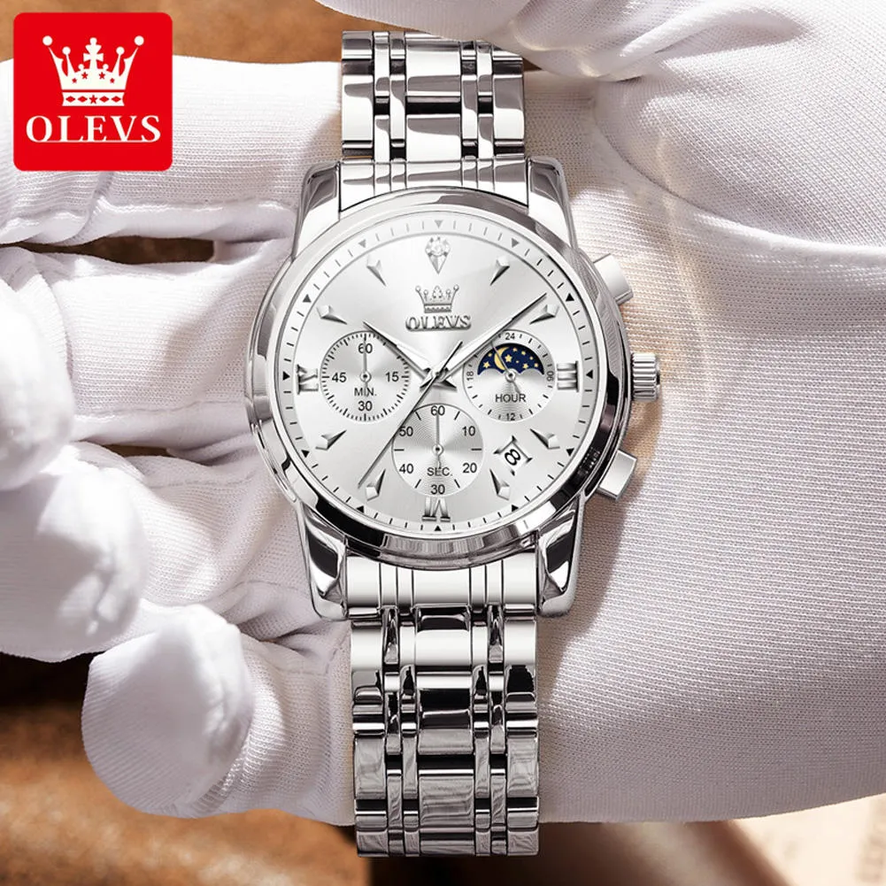 OLEVS Men's Watch 3639 - Image 4