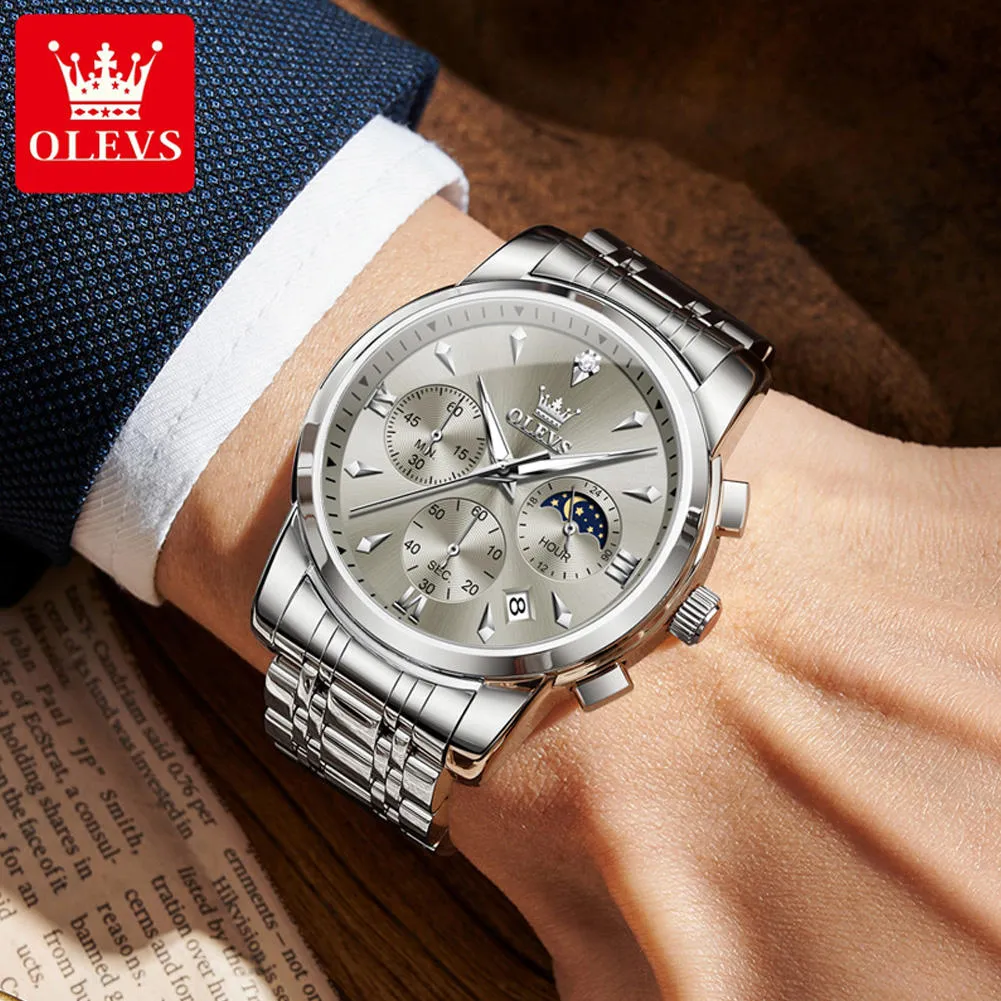 OLEVS Men's Watch 3639 - Image 5