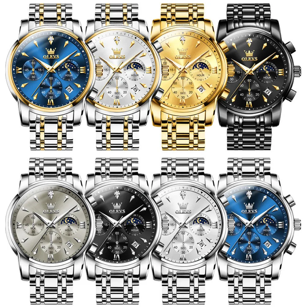 OLEVS Men's Watch 3639 - Image 6
