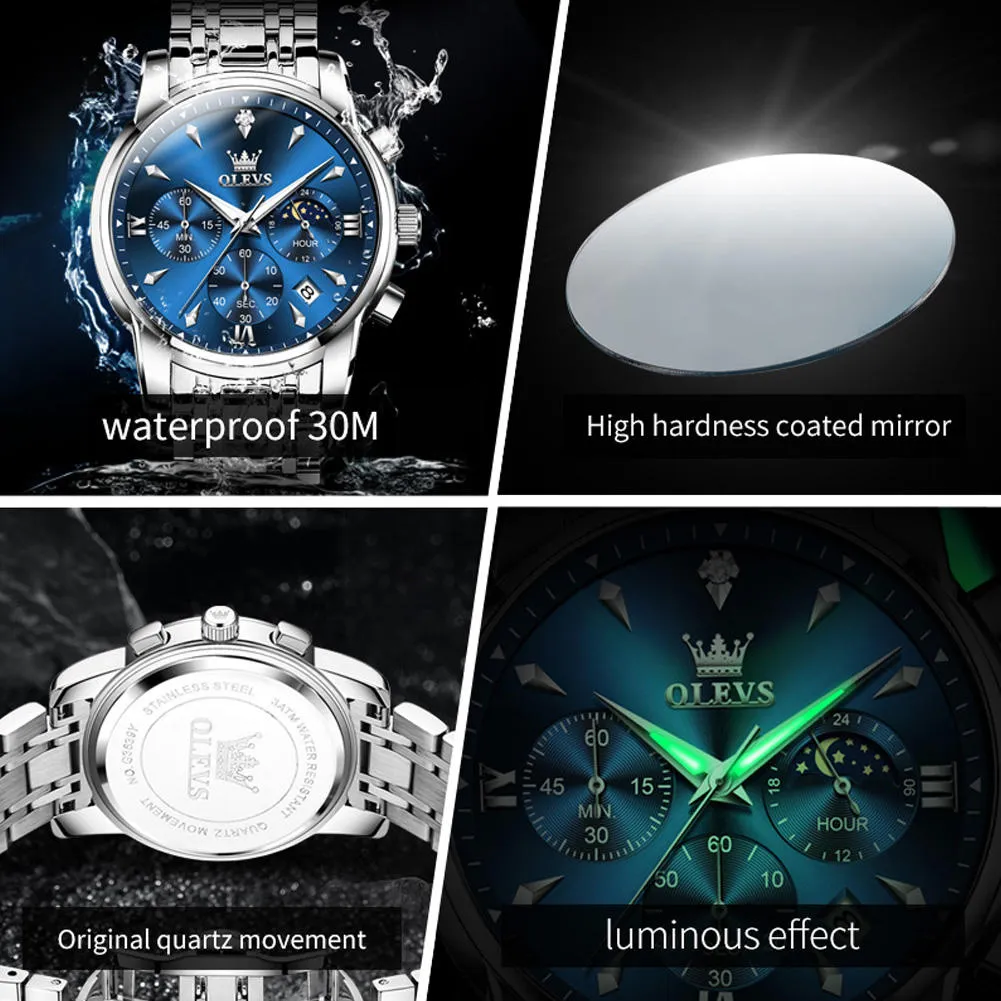 OLEVS Men's Watch 3639 - Image 7
