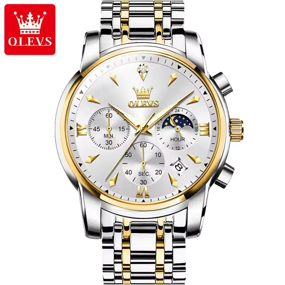 OLEVS Men's Watch 3639 - Image 8