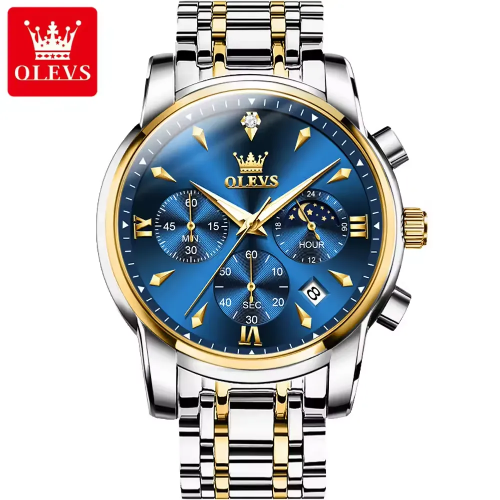OLEVS Men's Watch 3639 - Image 9