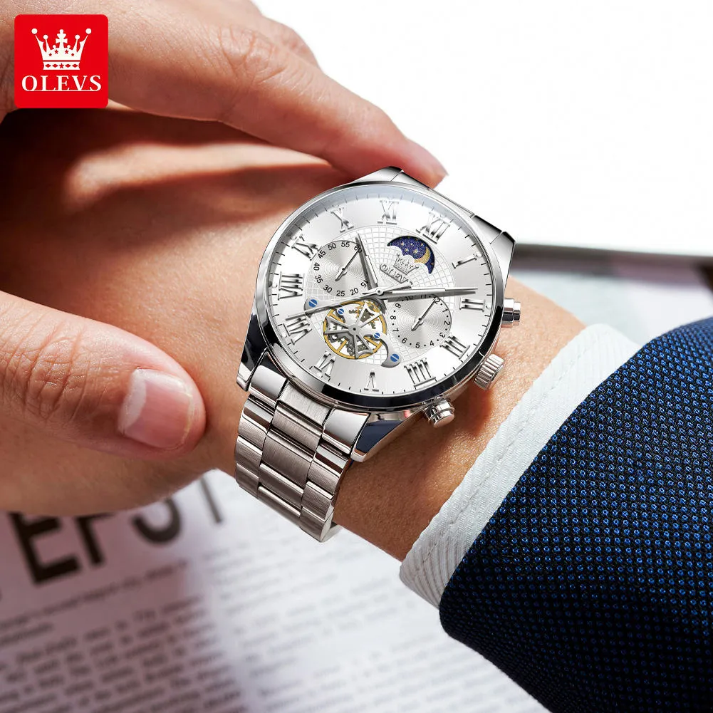 OLEVS Men's Watch 3640 - Image 4