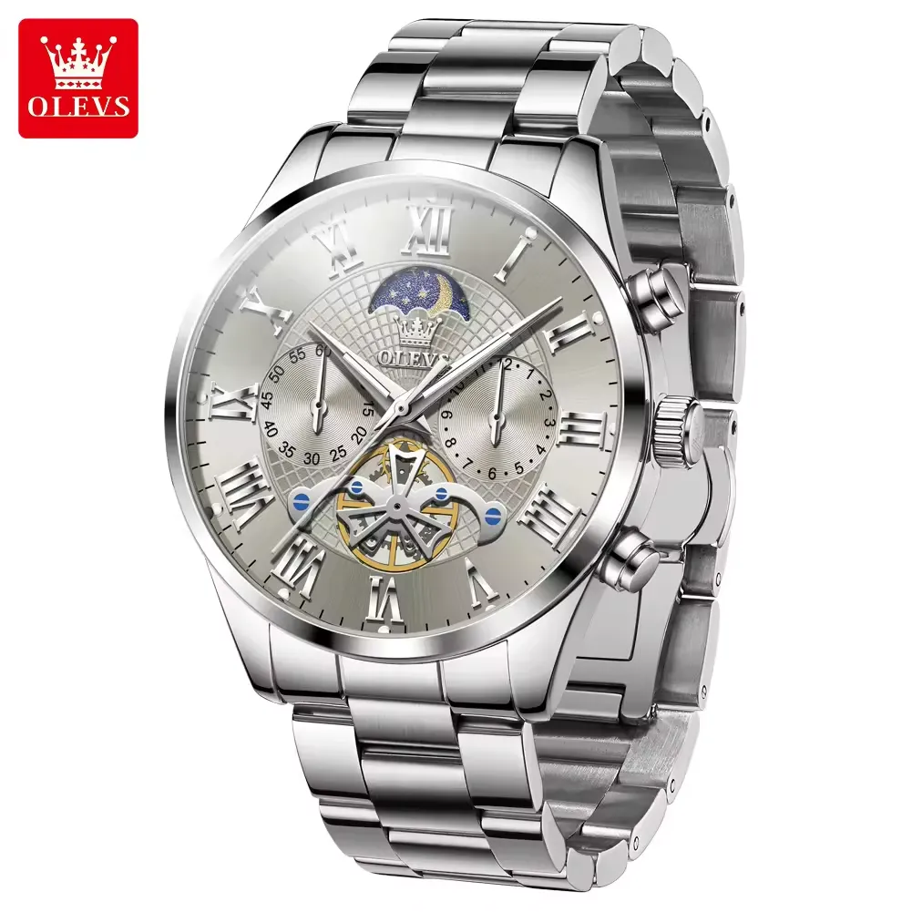 OLEVS Men's Watch 3640 - Image 9