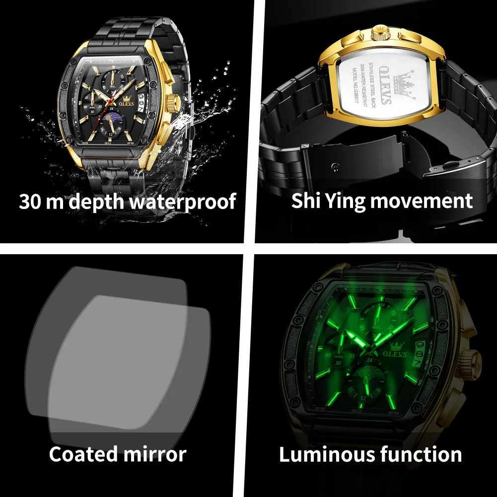 OLEVS Men's Watch 3661 - Image 6