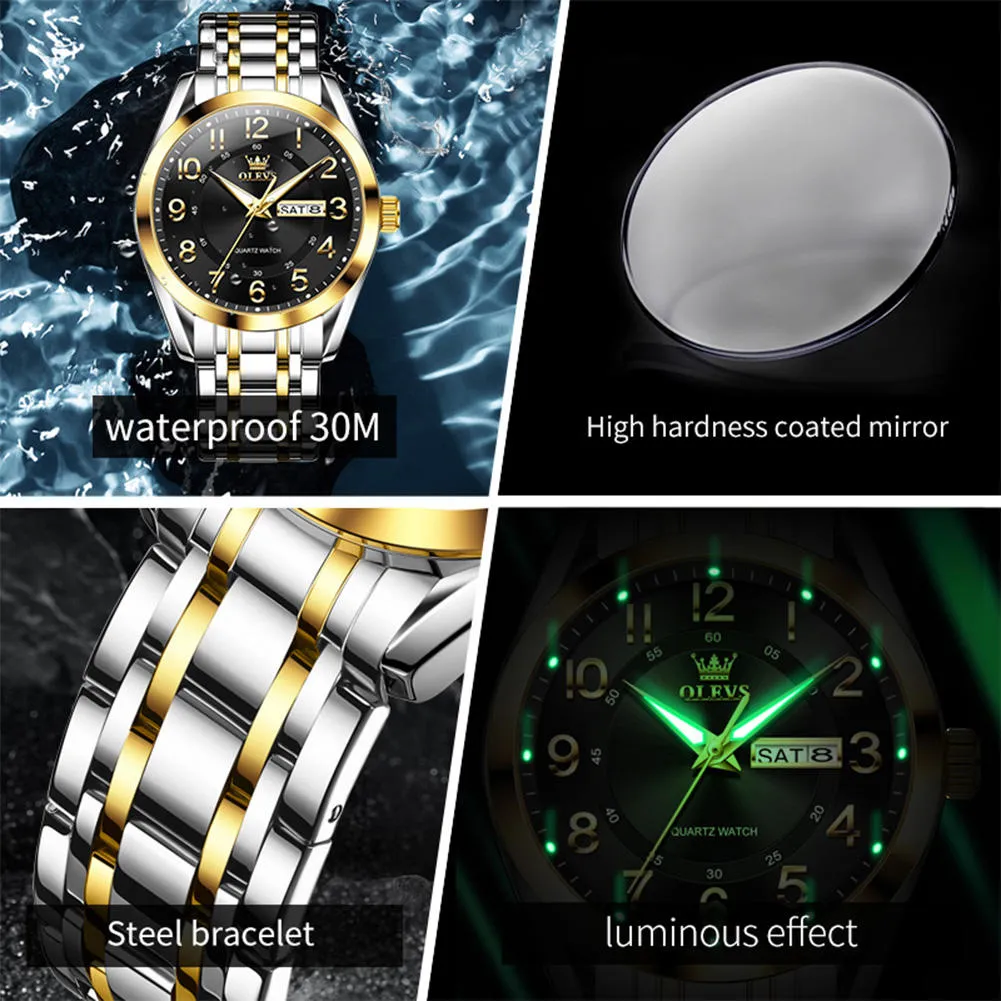 OLEVS Men's Watch 3666 - Image 5