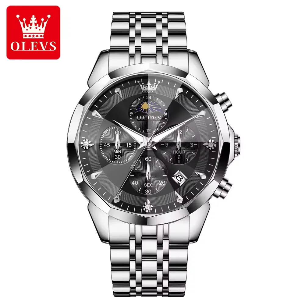OLEVS Men's Watch 3673 - Image 8