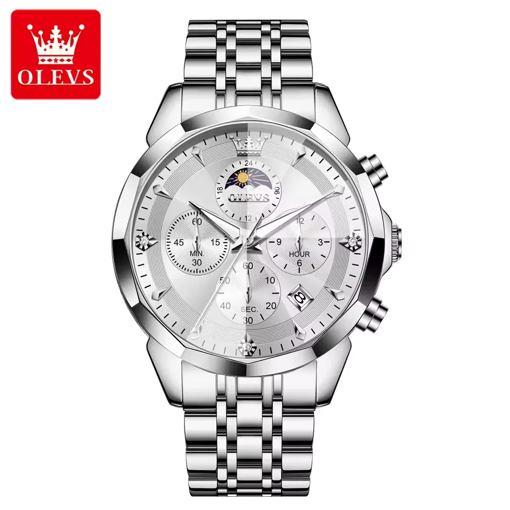 OLEVS Men's Watch 3673 - Image 9