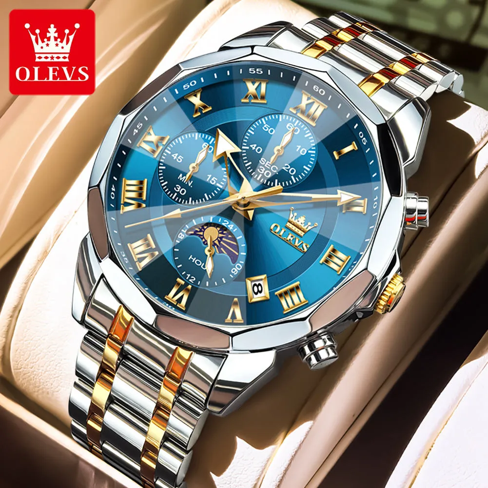 OLEVS Men's Watch 3675 - Image 2
