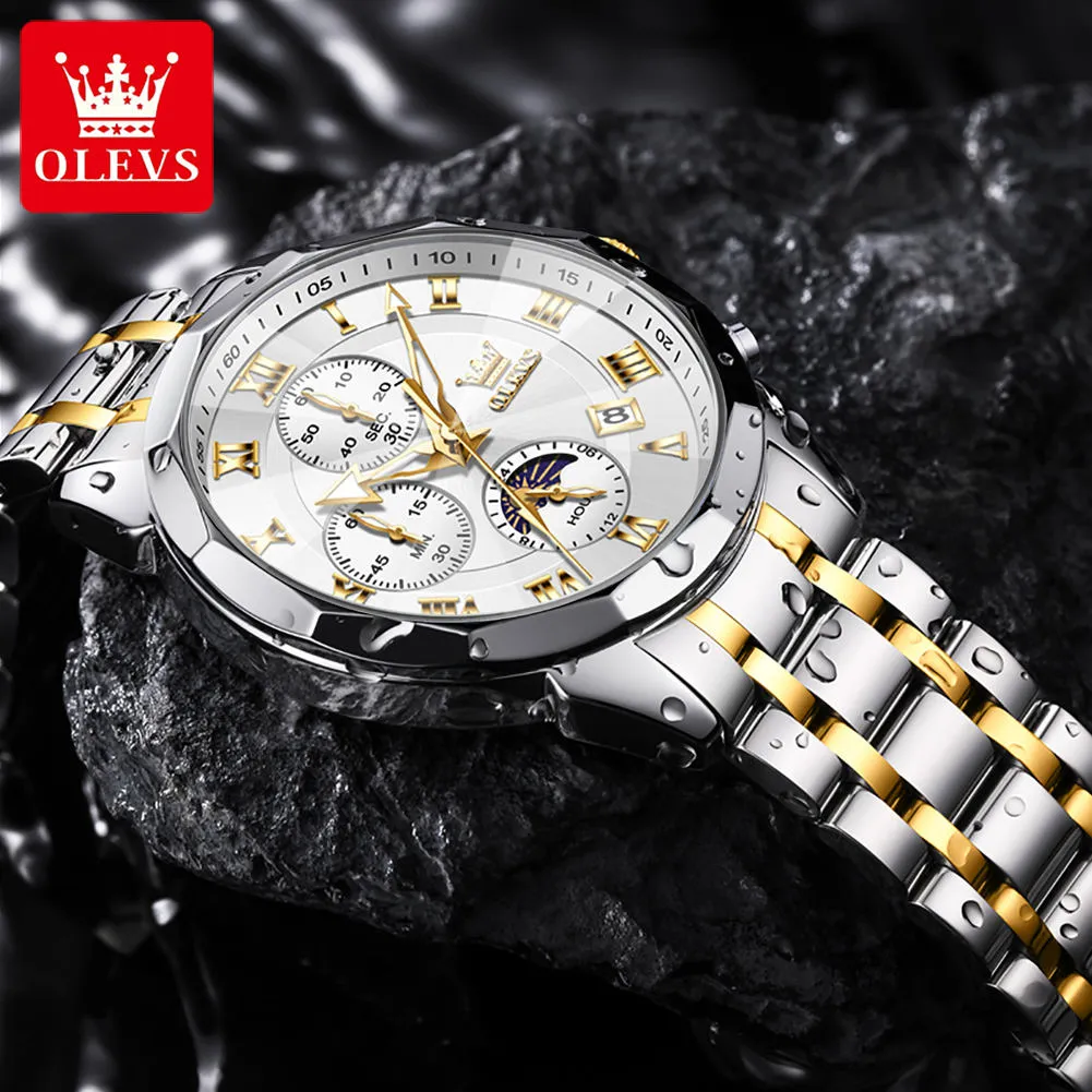 OLEVS Men's Watch 3675 - Image 3