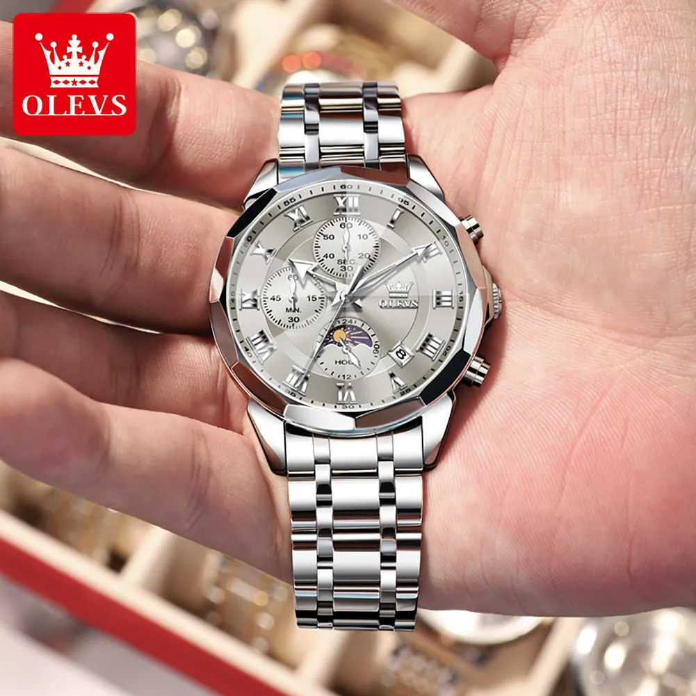 OLEVS Men's Watch 3675 - Image 4