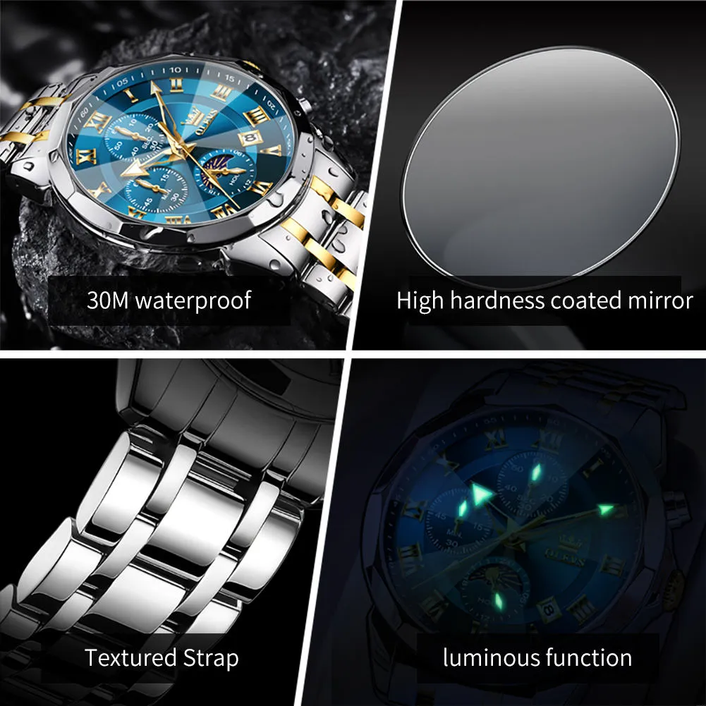OLEVS Men's Watch 3675 - Image 7
