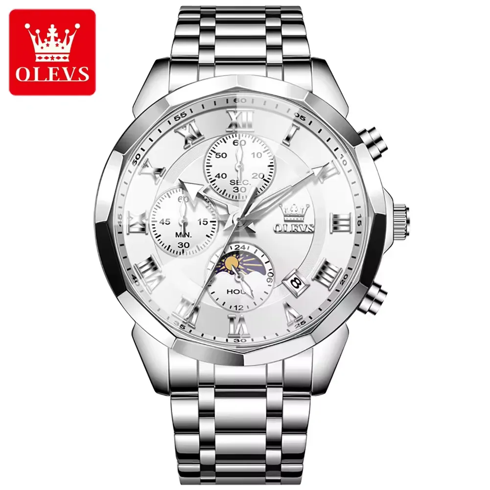 OLEVS Men's Watch 3675 - Image 9