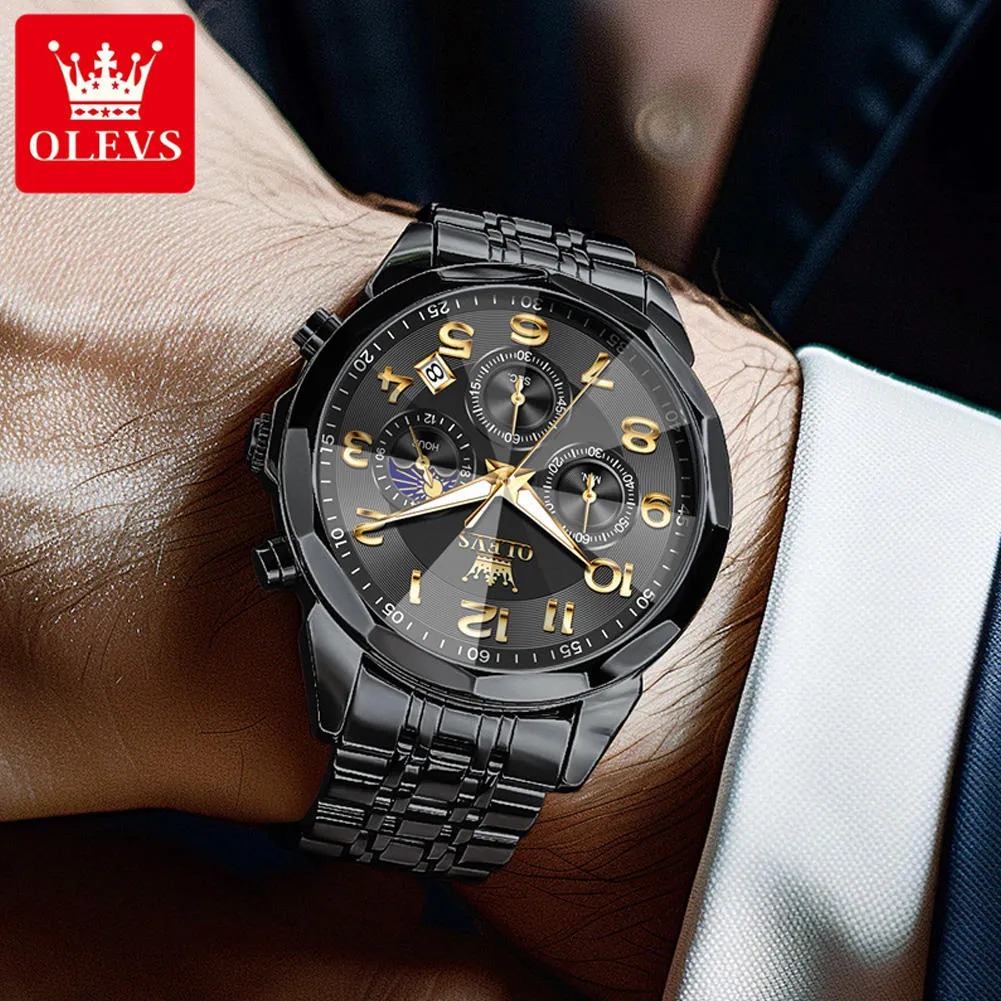 OLEVS Men's Watch 3676 - Image 3