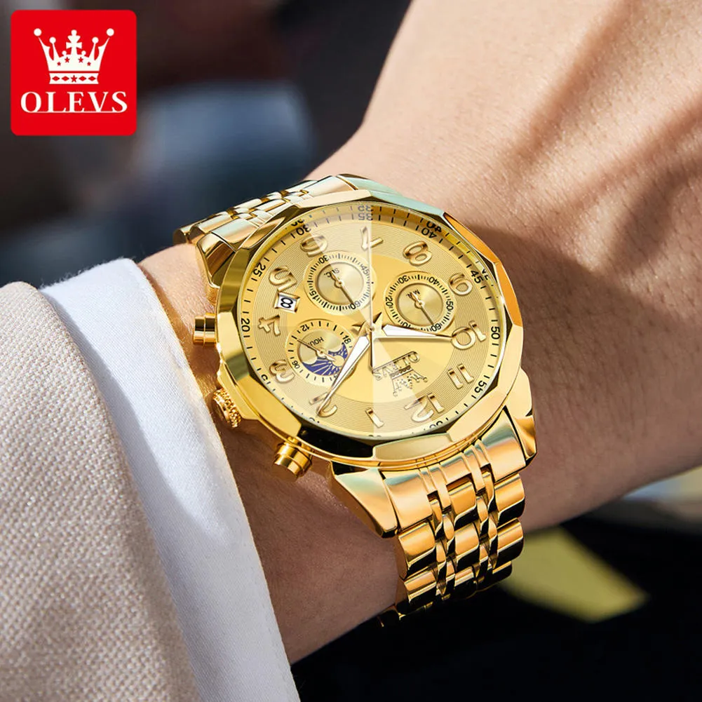 OLEVS Men's Watch 3676 - Image 4