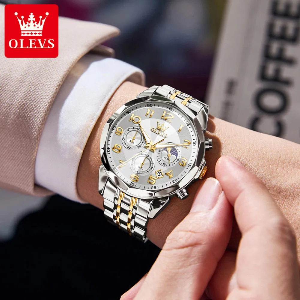 OLEVS Men's Watch 3676 - Image 5