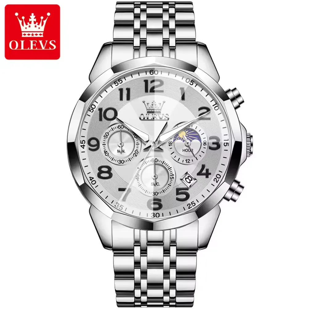 OLEVS Men's Watch 3676 - Image 9