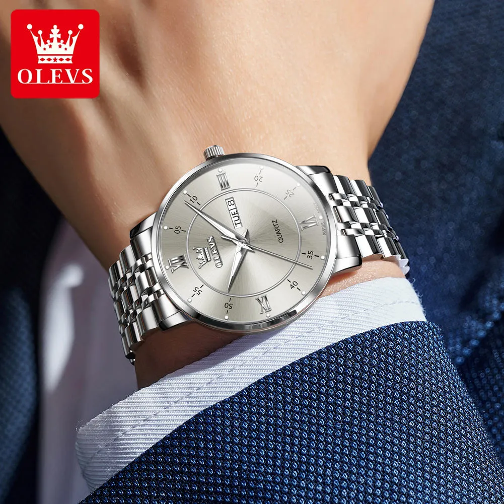 OLEVS Men's Watch 3680 - Image 3
