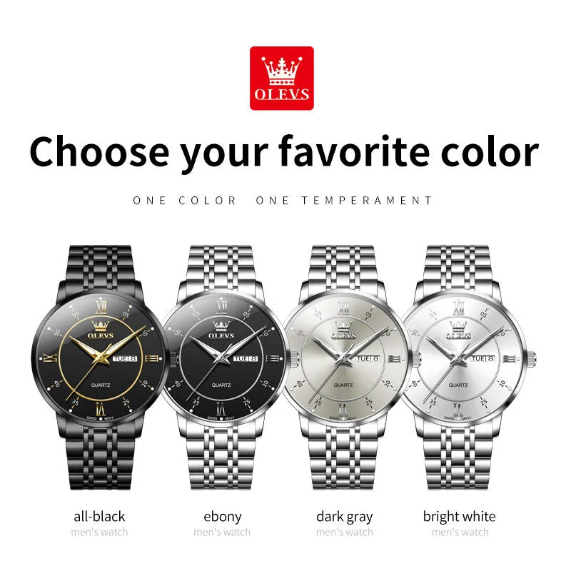 OLEVS Men's Watch 3680 - Image 6