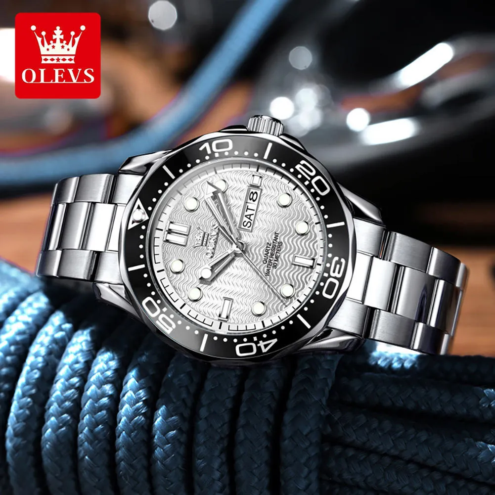 OLEVS Men's Watch 3738 - Image 4