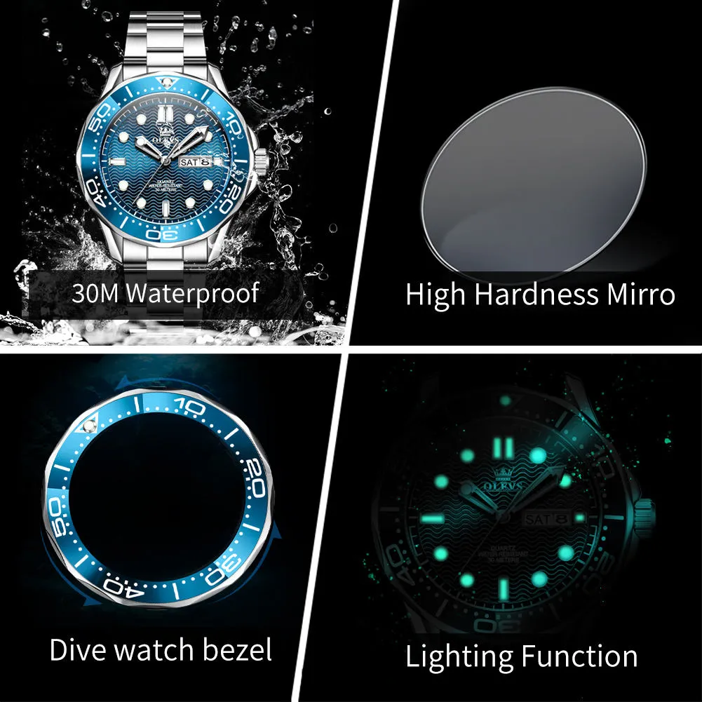 OLEVS Men's Watch 3738 - Image 7