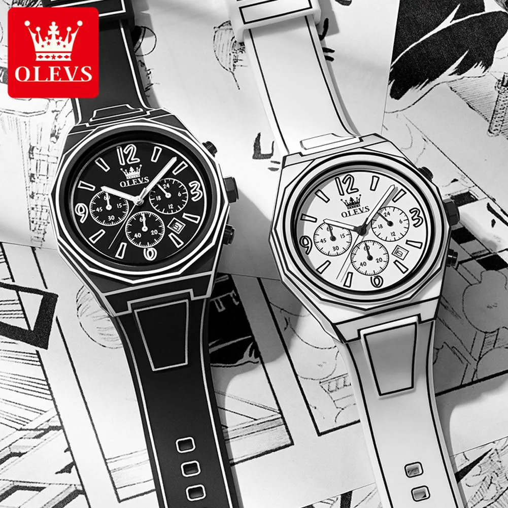 OLEVS Men's Watch 5622 - Image 4