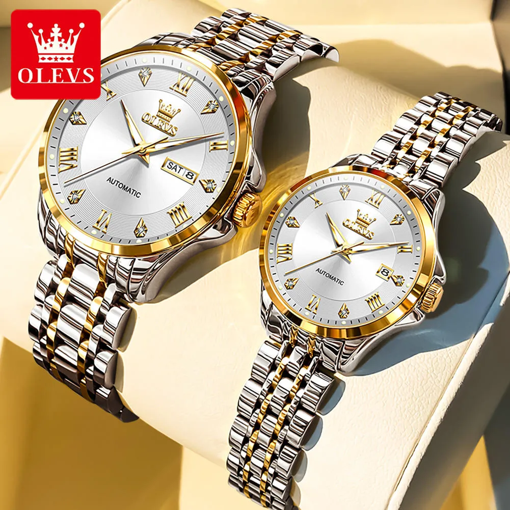 OLEVS Couple Watch 6702 - Image 2
