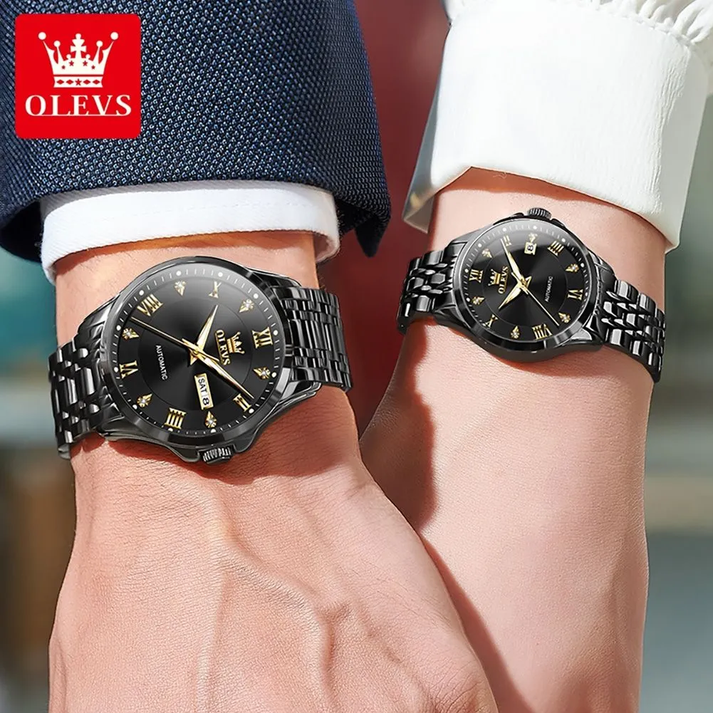 OLEVS Couple Watch 6702 - Image 4