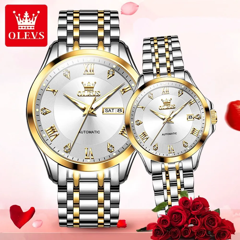 OLEVS Couple Watch 6702 - Image 6