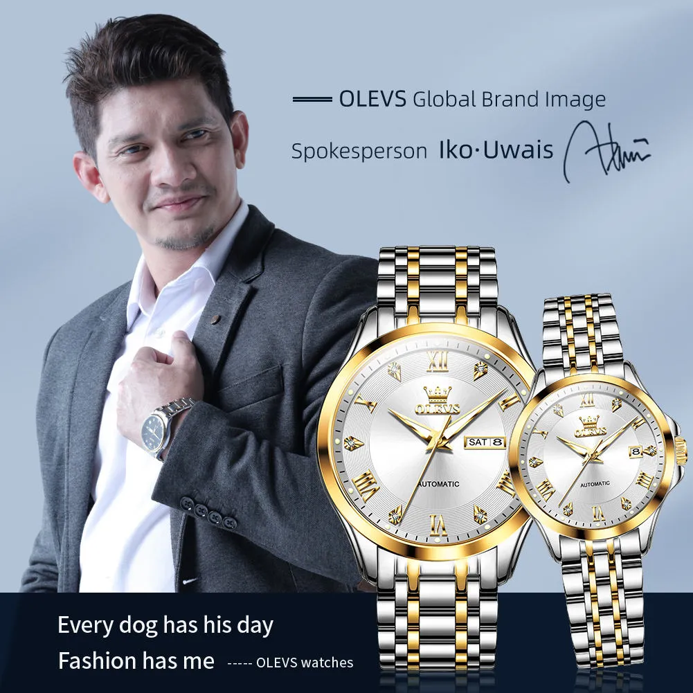 OLEVS Couple Watch 6702 - Image 7