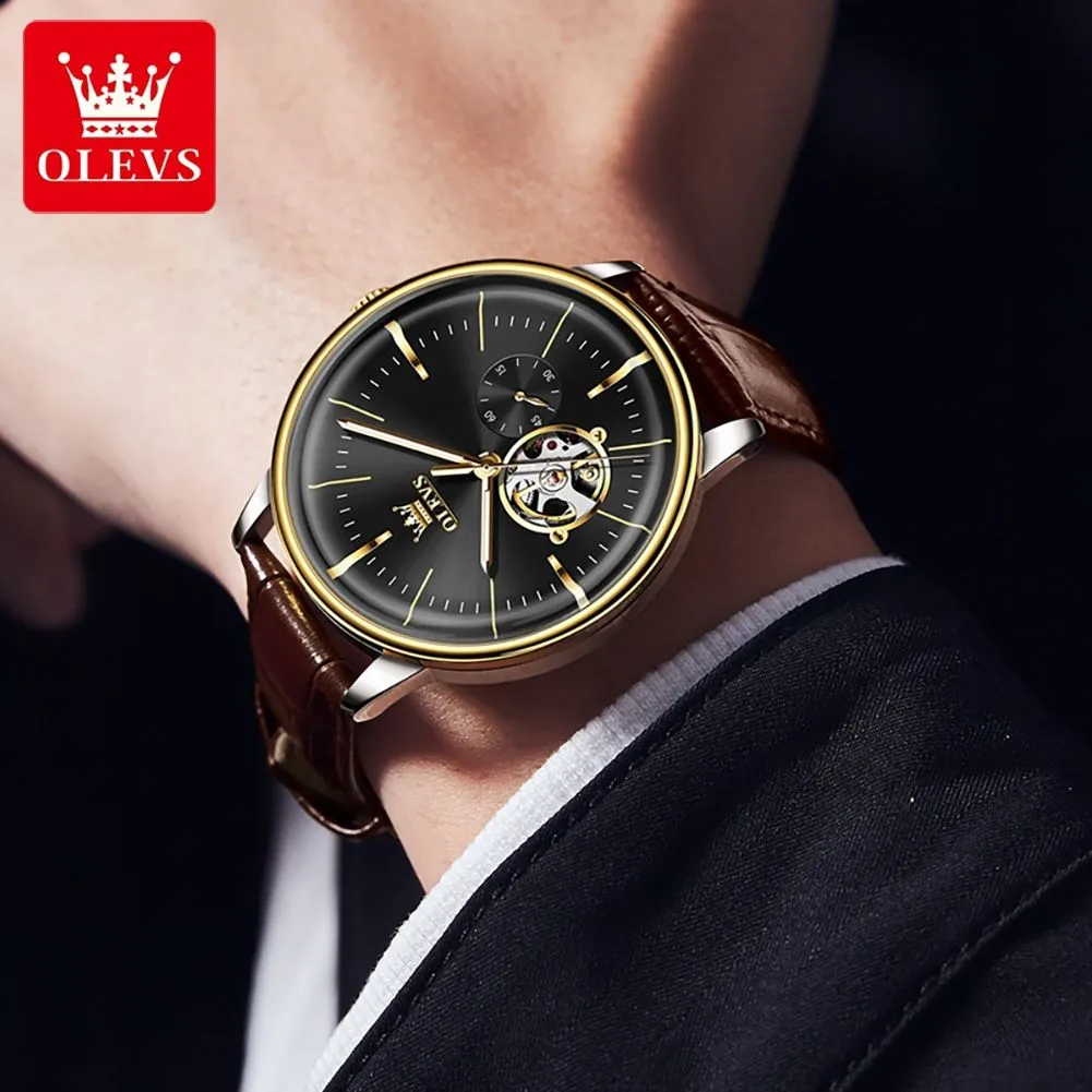 OLEVS Men's Watch 6708 - Image 4