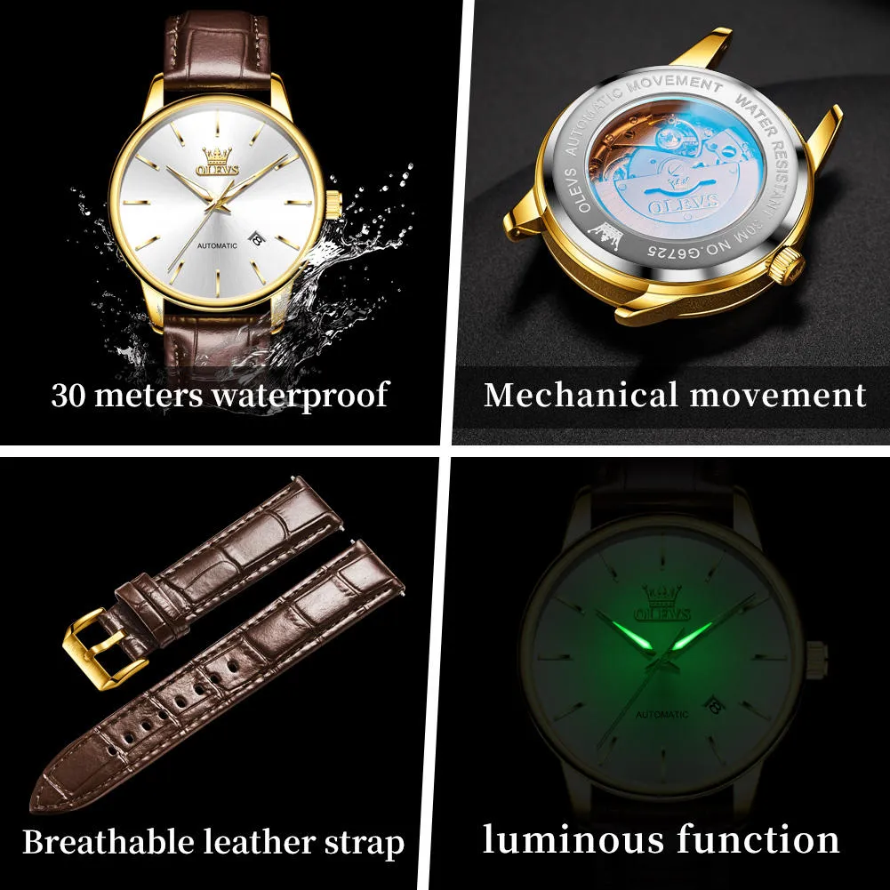 OLEVS Men's Watch 6725 - Image 3