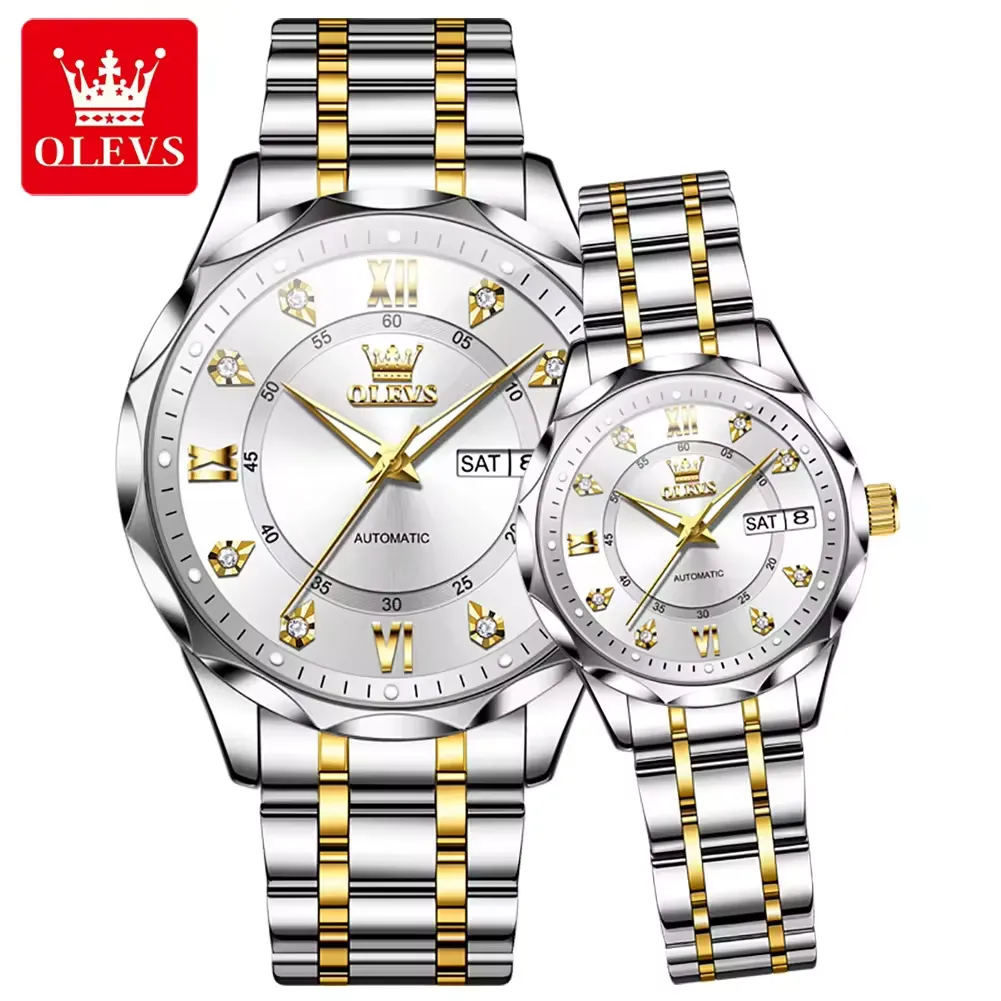 OLEVS Couple Watch 6727 - Image 13
