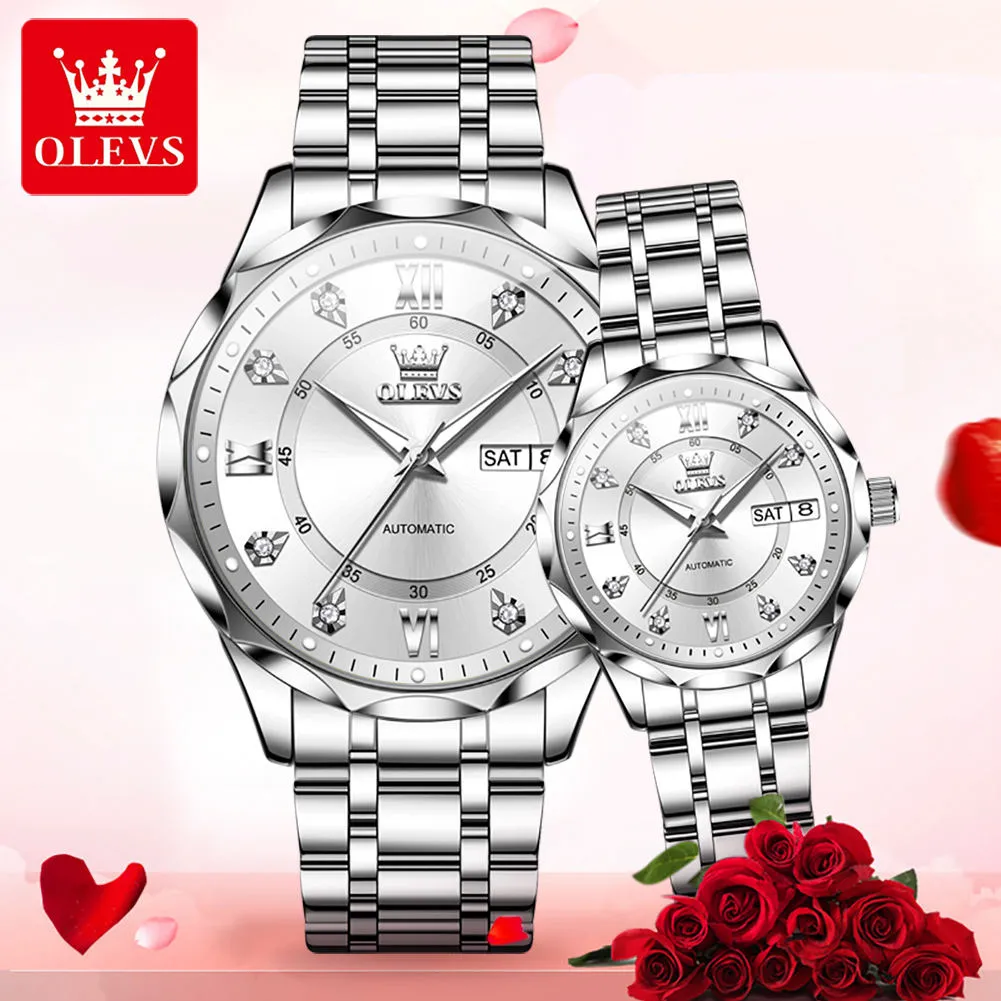 OLEVS Couple Watch 6727 - Image 3