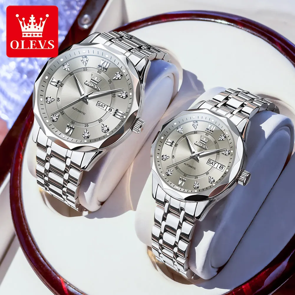 OLEVS Couple Watch 6727 - Image 6