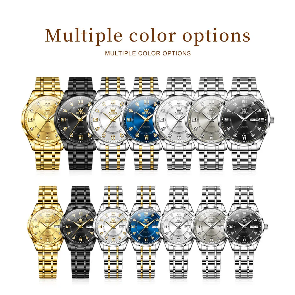 OLEVS Couple Watch 6727 - Image 7
