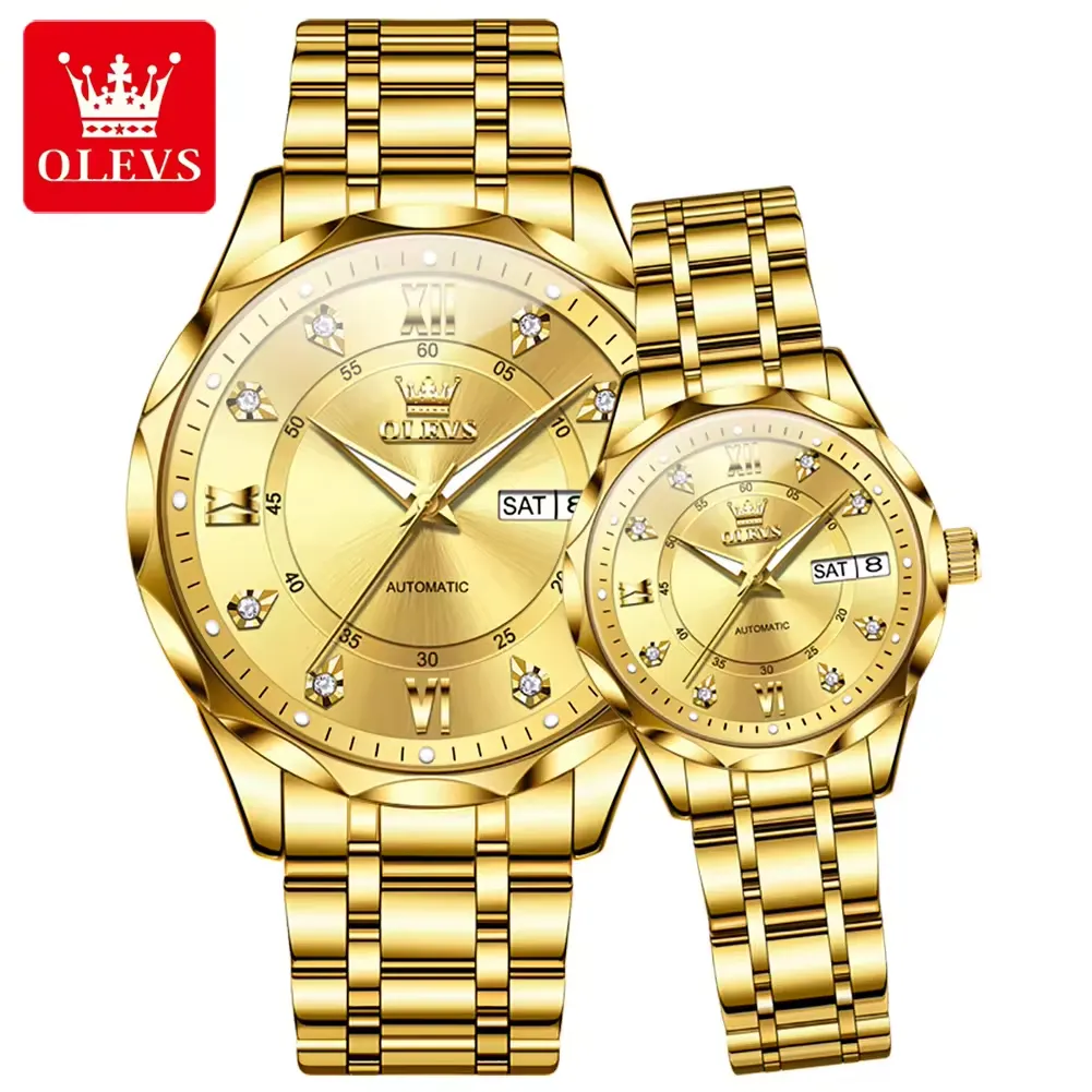 OLEVS Couple Watch 6727 - Image 8