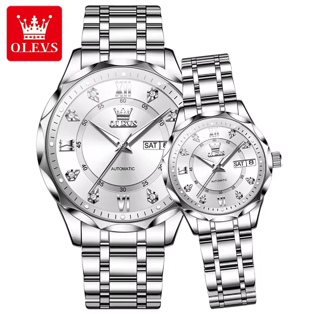 OLEVS Couple Watch 6727 - Image 9