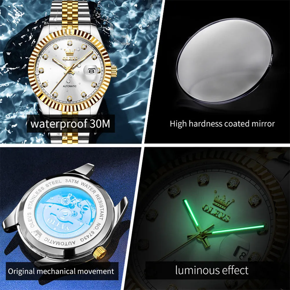 OLEVS Men's Watch 6743 - Image 7
